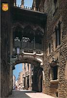 Barcelone, Barrio gotico, Rue du Bisbe (1)